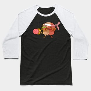 Power Burger! Baseball T-Shirt